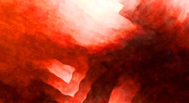 Soyut suluboya sanat eserleri. Fırça boyalı dijital resim. Renkli yaratıcı suluboya çizimi.