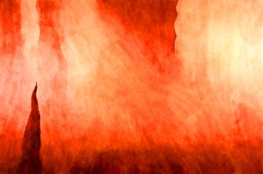 Soyut suluboya sanat eserleri. Fırça boyalı dijital resim. Renkli yaratıcı suluboya çizimi.