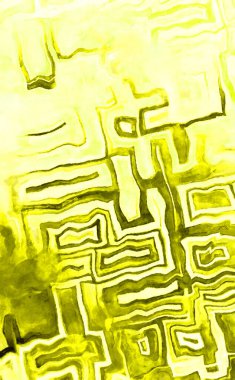 Soyut suluboya sanat eserleri. Fırça boyalı dijital resim. Renkli yaratıcı suluboya çizimi.