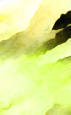 Soyut suluboya sanat eserleri. Fırça boyalı dijital resim. Renkli yaratıcı suluboya çizimi.