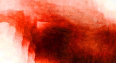 Soyut suluboya sanat eserleri. Fırça boyalı dijital resim. Renkli yaratıcı suluboya çizimi.