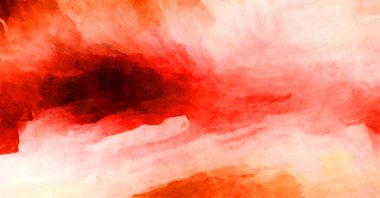 Soyut suluboya sanat eserleri. Fırça boyalı dijital resim. Renkli yaratıcı suluboya çizimi.