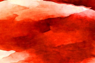 Soyut suluboya sanat eserleri. Fırça boyalı dijital resim. Renkli yaratıcı suluboya çizimi.