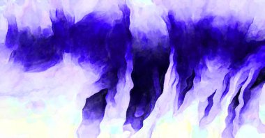 Soyut suluboya sanat eserleri. Fırça boyalı dijital resim. Renkli yaratıcı suluboya çizimi.