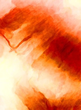 Soyut suluboya sanat eserleri. Fırça boyalı dijital resim. Renkli yaratıcı suluboya çizimi.