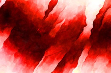 Soyut suluboya sanat eserleri. Fırça boyalı dijital resim. Renkli yaratıcı suluboya çizimi.