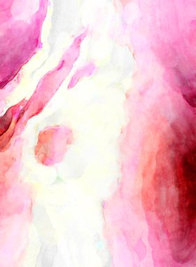 Soyut suluboya sanat eserleri. Fırça boyalı dijital resim. Renkli yaratıcı suluboya çizimi.