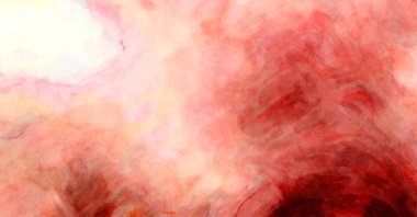 Soyut suluboya sanat eserleri. Fırça boyalı dijital resim. Renkli yaratıcı suluboya çizimi.