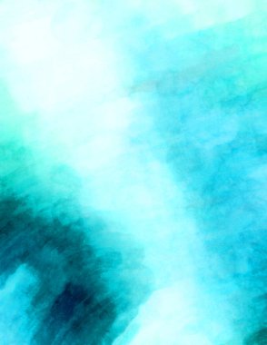 Soyut suluboya sanat eserleri. Fırça boyalı dijital resim. Renkli yaratıcı suluboya çizimi.