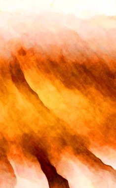 Soyut suluboya sanat eserleri. Fırça boyalı dijital resim. Renkli yaratıcı suluboya çizimi.