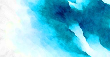 Soyut suluboya sanat eserleri. Fırça boyalı dijital resim. Renkli yaratıcı suluboya çizimi.