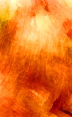 Soyut suluboya sanat eserleri. Fırça boyalı dijital resim. Renkli yaratıcı suluboya çizimi.