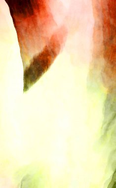 Soyut suluboya sanat eserleri. Fırça boyalı dijital resim. Renkli yaratıcı suluboya çizimi.