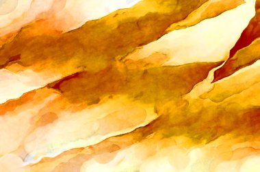 Soyut suluboya sanat eserleri. Fırça boyalı dijital resim. Renkli yaratıcı suluboya çizimi.