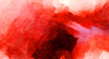 Soyut suluboya sanat eserleri. Fırça boyalı dijital resim. Renkli yaratıcı suluboya çizimi.