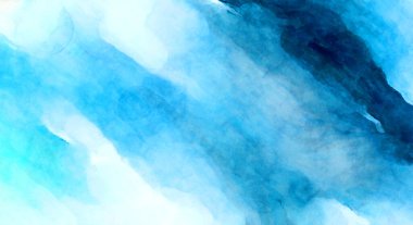 Soyut suluboya sanat eserleri. Fırça boyalı dijital resim. Renkli yaratıcı suluboya çizimi.