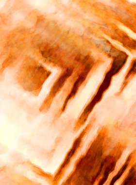 Soyut suluboya sanat eserleri. Fırça boyalı dijital resim. Renkli yaratıcı suluboya çizimi.