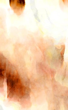 Soyut suluboya sanat eserleri. Fırça boyalı dijital resim. Renkli yaratıcı suluboya çizimi.