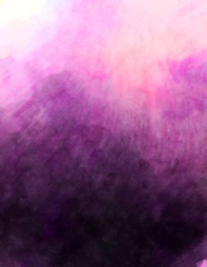 Soyut suluboya sanat eserleri. Fırça boyalı dijital resim. Renkli yaratıcı suluboya çizimi.