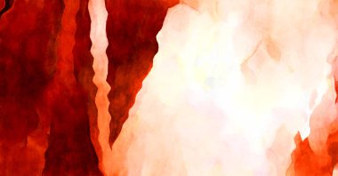 Soyut suluboya sanat eserleri. Fırça boyalı dijital resim. Renkli yaratıcı suluboya çizimi.