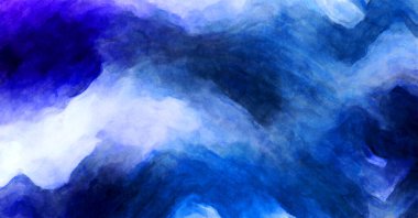 Soyut suluboya sanat eserleri. Fırça boyalı dijital resim. Renkli yaratıcı suluboya çizimi.