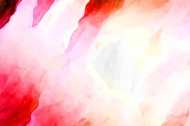 Soyut suluboya sanat eserleri. Fırça boyalı dijital resim. Renkli yaratıcı suluboya çizimi.