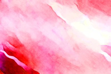 Soyut suluboya sanat eserleri. Fırça boyalı dijital resim. Renkli yaratıcı suluboya çizimi.