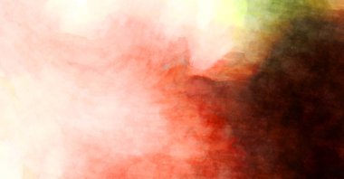 Soyut suluboya sanat eserleri. Fırça boyalı dijital resim. Renkli yaratıcı suluboya çizimi.