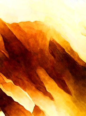 Soyut suluboya sanat eserleri. Fırça boyalı dijital resim. Renkli yaratıcı suluboya çizimi.