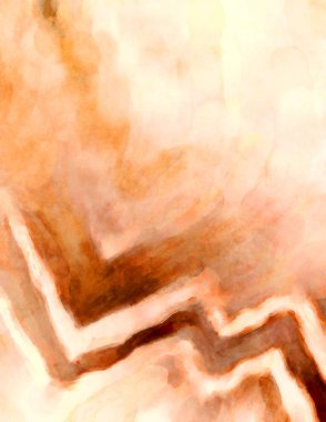 Soyut suluboya sanat eserleri. Fırça boyalı dijital resim. Renkli yaratıcı suluboya çizimi.