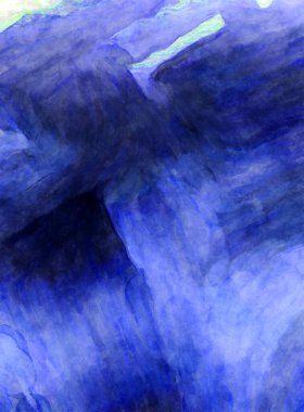 Soyut suluboya sanat eserleri. Fırça boyalı dijital resim. Renkli yaratıcı suluboya çizimi.