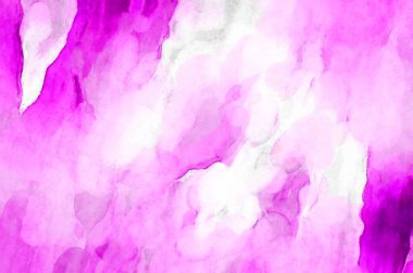 Soyut suluboya sanat eserleri. Fırça boyalı dijital resim. Renkli yaratıcı suluboya çizimi.