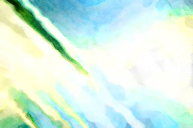 Soyut suluboya sanat eserleri. Fırça boyalı dijital resim. Renkli yaratıcı suluboya çizimi.