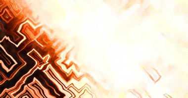 Soyut suluboya sanat eserleri. Fırça boyalı dijital resim. Renkli yaratıcı suluboya çizimi.