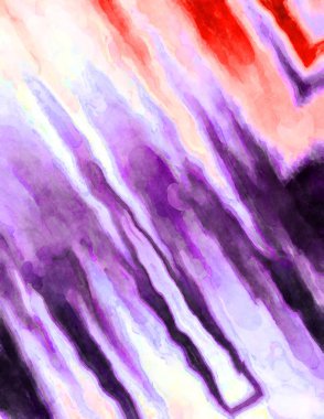 Soyut suluboya sanat eserleri. Fırça boyalı dijital resim. Renkli yaratıcı suluboya çizimi.