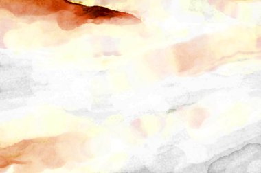 Soyut suluboya sanat eserleri. Fırça boyalı dijital resim. Renkli yaratıcı suluboya çizimi.