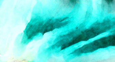 Soyut suluboya sanat eserleri. Fırça boyalı dijital resim. Renkli yaratıcı suluboya çizimi.