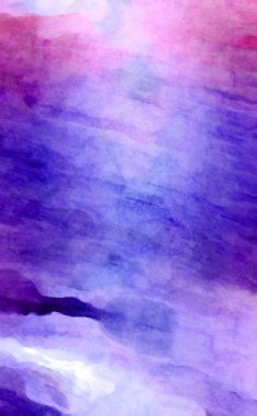 Soyut suluboya sanat eserleri. Fırça boyalı dijital resim. Renkli yaratıcı suluboya çizimi.