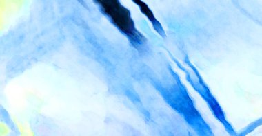 Soyut suluboya sanat eserleri. Fırça boyalı dijital resim. Renkli yaratıcı suluboya çizimi.