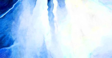 Soyut suluboya sanat eserleri. Fırça boyalı dijital resim. Renkli yaratıcı suluboya çizimi.