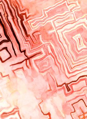 Soyut suluboya sanat eserleri. Fırça boyalı dijital resim. Renkli yaratıcı suluboya çizimi.