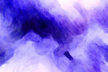 Soyut suluboya sanat eserleri. Fırça boyalı dijital resim. Renkli yaratıcı suluboya çizimi.