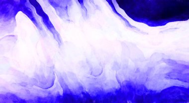 Soyut suluboya sanat eserleri. Fırça boyalı dijital resim. Renkli yaratıcı suluboya çizimi.