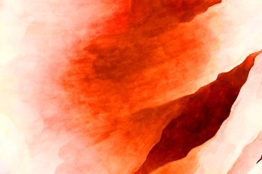 Soyut suluboya sanat eserleri. Fırça boyalı dijital resim. Renkli yaratıcı suluboya çizimi.