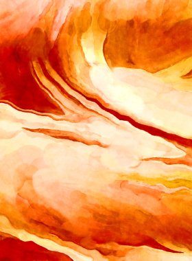 Soyut suluboya sanat eserleri. Fırça boyalı dijital resim. Renkli yaratıcı suluboya çizimi.