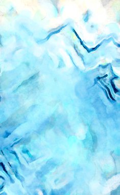 Soyut suluboya sanat eserleri. Fırça boyalı dijital resim. Renkli yaratıcı suluboya çizimi.