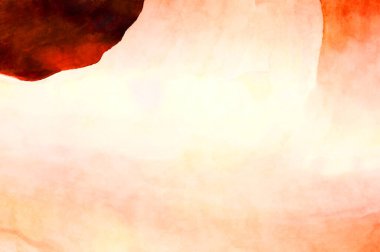 Soyut suluboya sanat eserleri. Fırça boyalı dijital resim. Renkli yaratıcı suluboya çizimi.