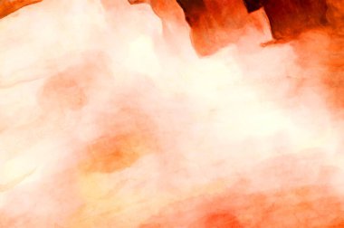 Soyut suluboya sanat eserleri. Fırça boyalı dijital resim. Renkli yaratıcı suluboya çizimi.