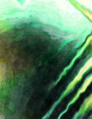 Soyut suluboya sanat eserleri. Fırça boyalı dijital resim. Renkli yaratıcı suluboya çizimi.