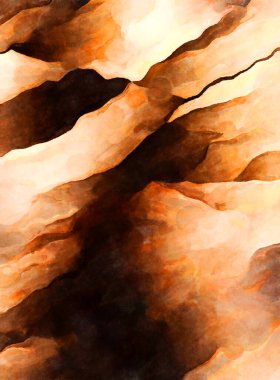 Soyut suluboya sanat eserleri. Fırça boyalı dijital resim. Renkli yaratıcı suluboya çizimi.